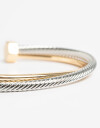 Brazaletes Metal Pulsera Rígida Metal Biplating. - Dorado