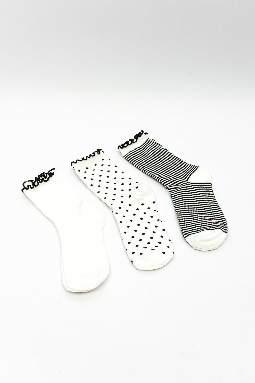 Medias Crew Mittel, Pack X 3 Color Unico