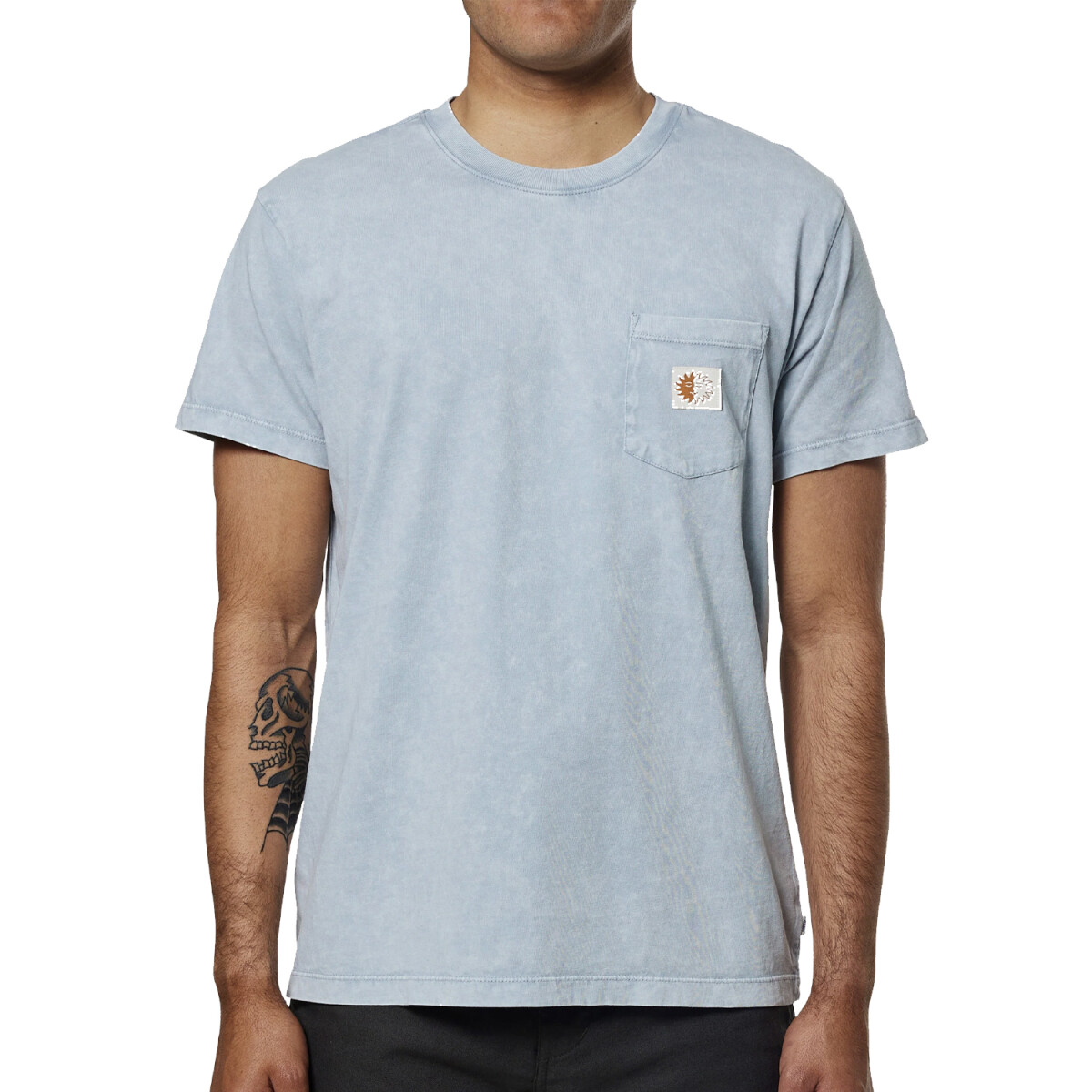 Remera Katin Dual Pocket Tee Celeste 