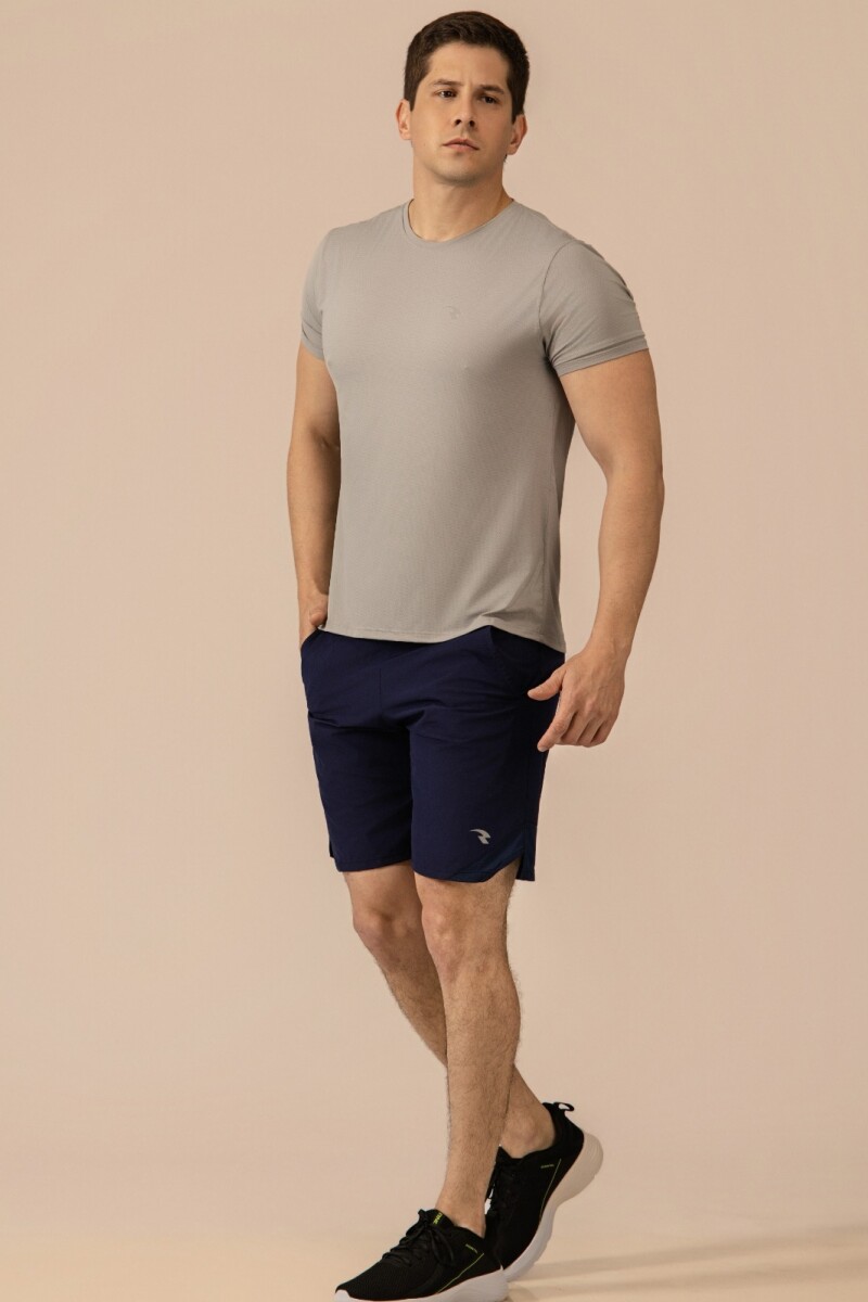 Short de Tactel. NEGRO