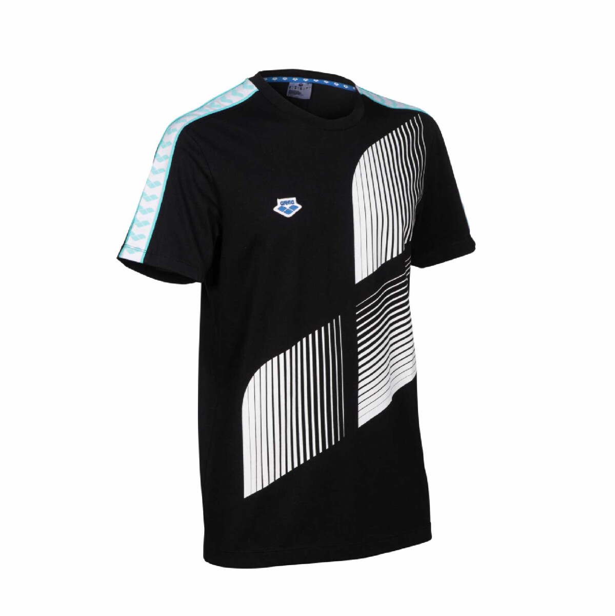 Remera Deportiva Unisex Arena Diamonds T-Shirt Team Logo - Negro 