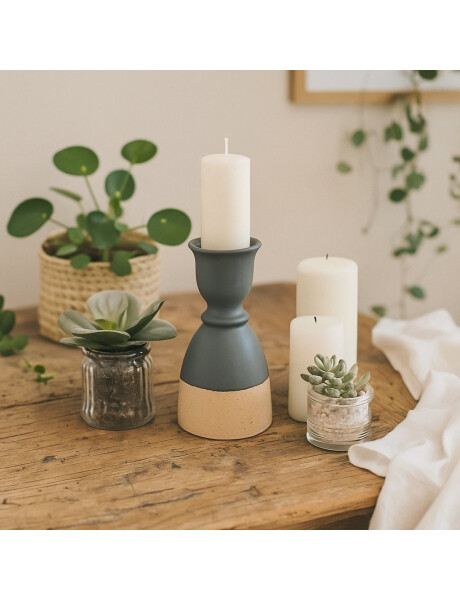 CANDELABRO BOCEL D6.5x12CM CERAMICA CANDELABRO BOCEL D6.5x12CM CERAMICA