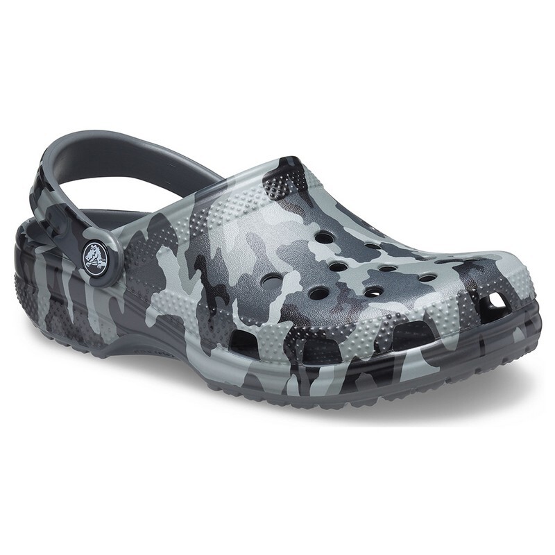 Classic Clog Prined Camo Gris