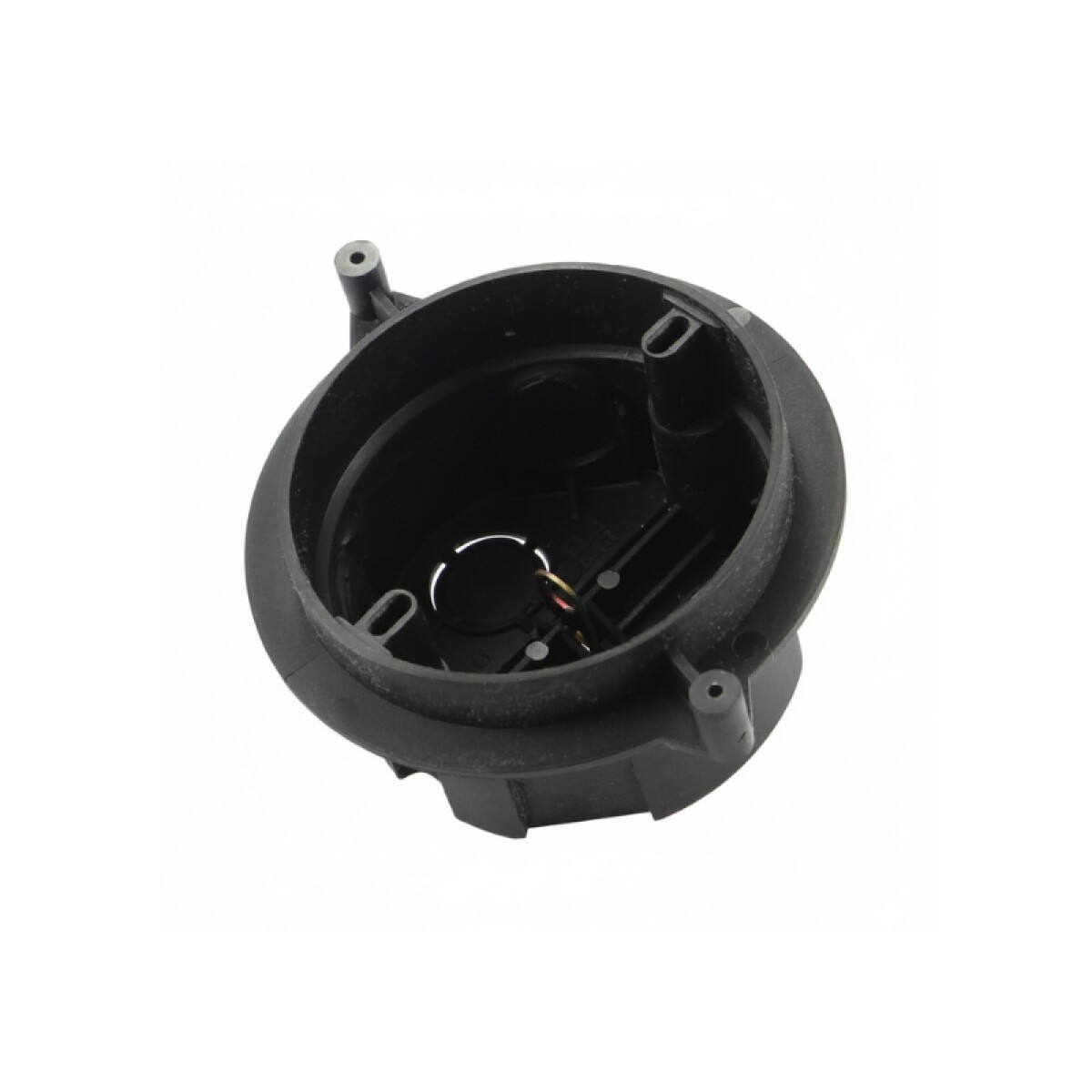 Caja Centro Autorroscante Con Grampa Negra 