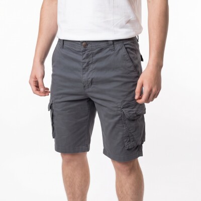 Bermuda Cargo Algodón V27 Grey