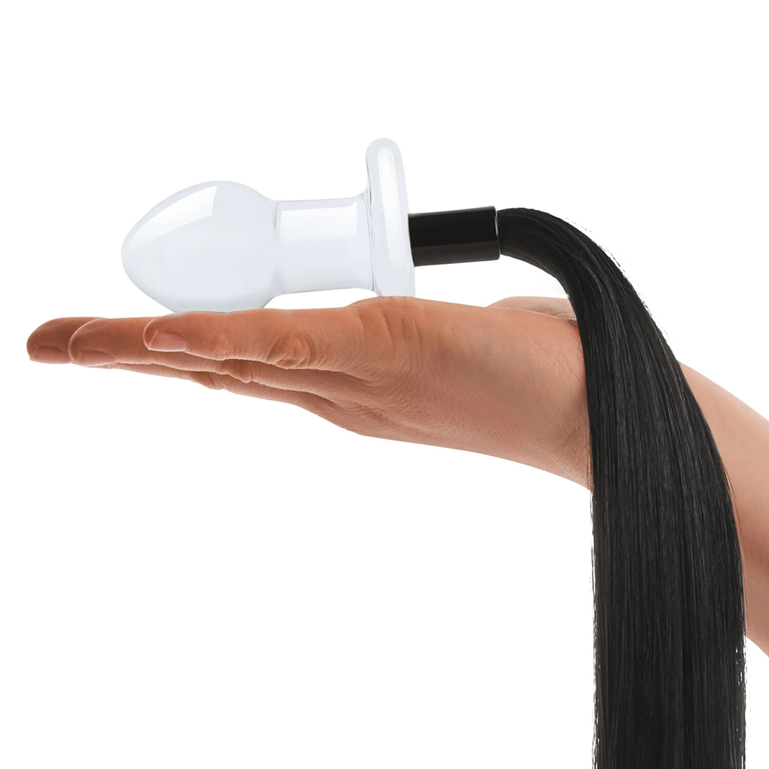 Plug Anal Vidrio Horses Tail Glas — Boutique Erótica