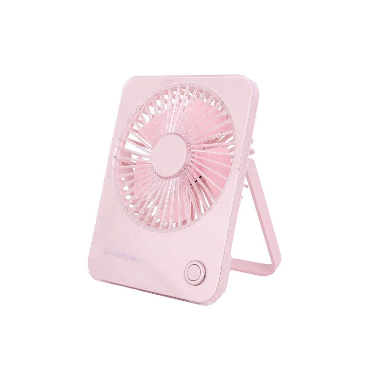 Ventilador plegable inalámbrico - rosa 