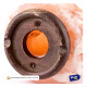 Pack 6 Lampara Sal Del Himalaya Piedra De 2 A 3 Kg Naranja