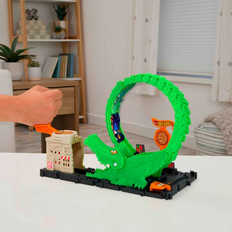 Pista Hot Wheels City Némesis Cocodrilo Infantil Pista Hot Wheels City Némesis Cocodrilo Infantil