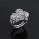 Anillo Chevalier Antiguo En Platino Y Brillantes Anillo Chevalier Antiguo En Platino Y Brillantes