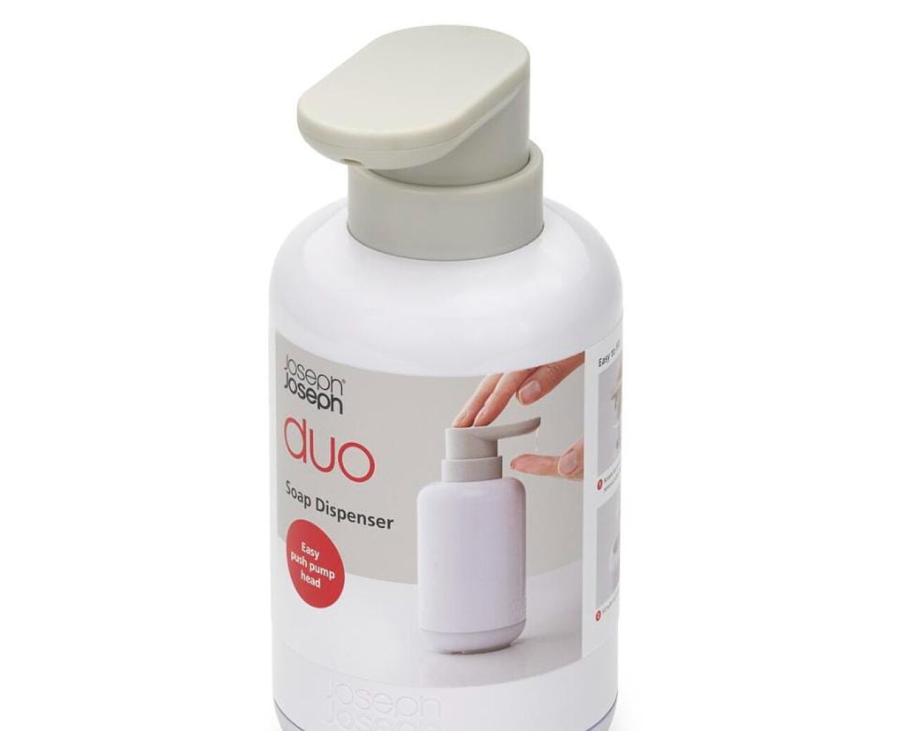Dispensador de jabón – Blanco - Joseph Joseph Duo Dispensador de jabón – Blanco - Joseph Joseph Duo