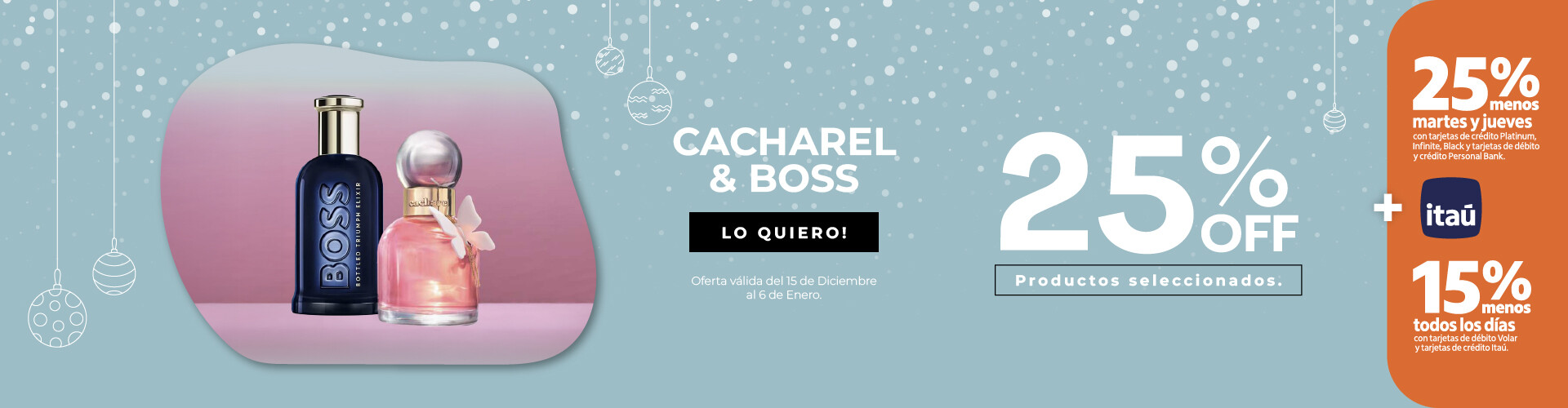 Cacharel y Boss 25%