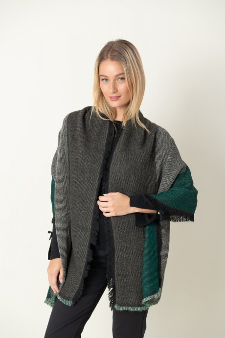 PASHMINA CUARZO AHUMADO Verde