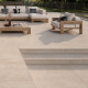 CERAMICA PELDAÑO RECTO 120X32 ANTIDESLIZANTE GRIS PIEDRA GAMAS DE GRIS