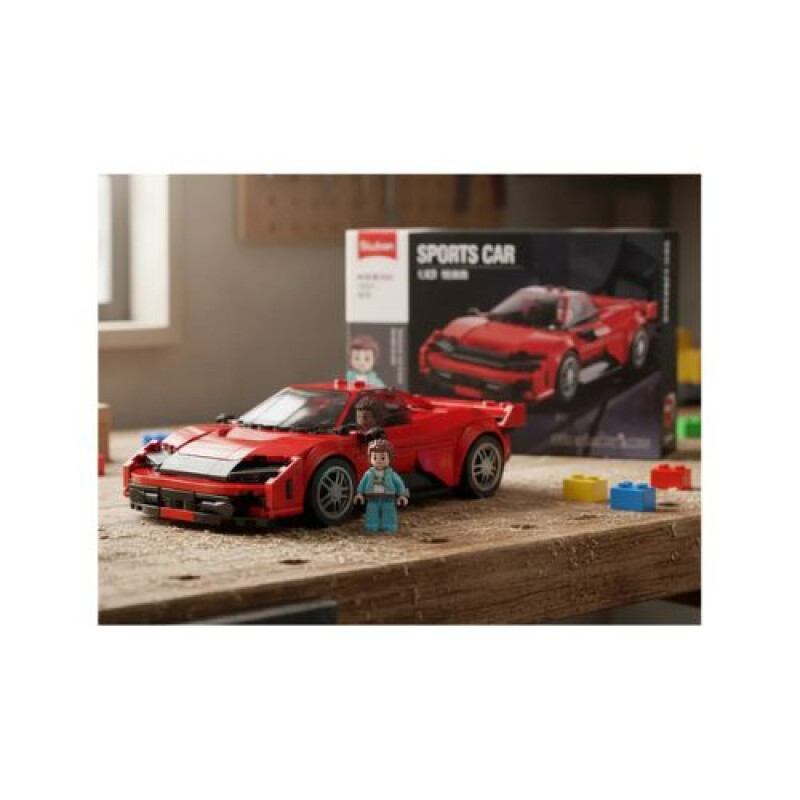 Sluban ModelBricks Famous Cars - Rojo Sluban Modelbricks Famous Cars - Rojo