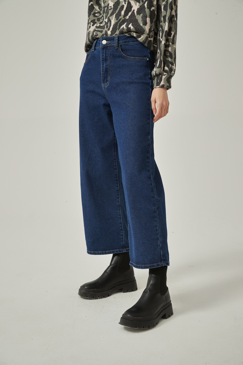 Pantalon Marggiela Azul Oscuro