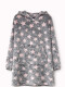 PIJAMA HOODIE ANA GRIS CLARO