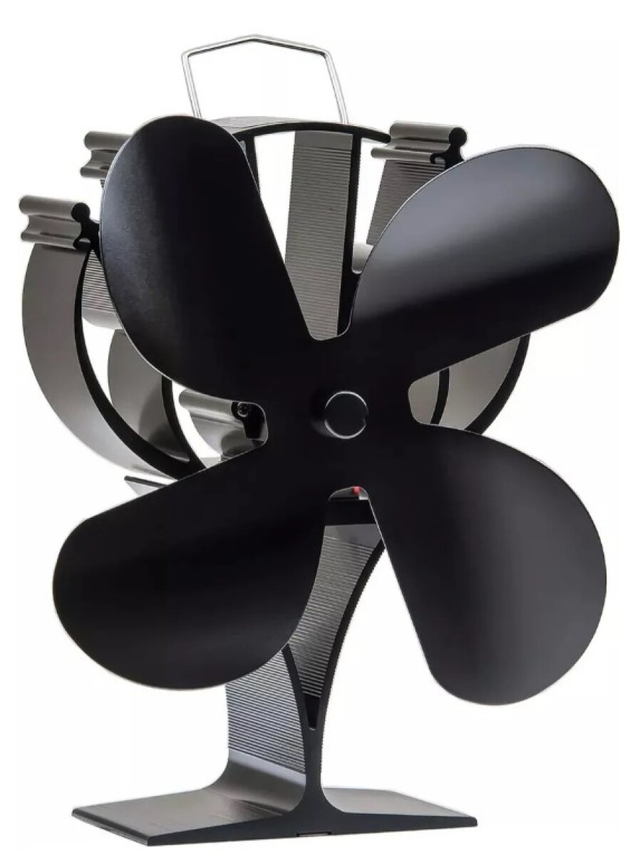 Ventilador de Estufa | 4 Aspas | Alimentado por Calor 