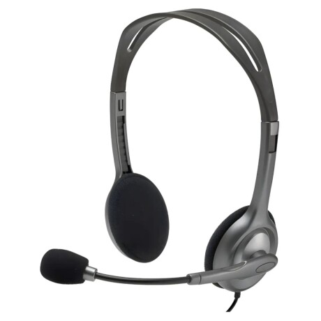 Auriculares Logitech H111 con Mic y Conector 3.5mm Gris Auriculares Logitech H111 con Mic y Conector 3.5mm Gris