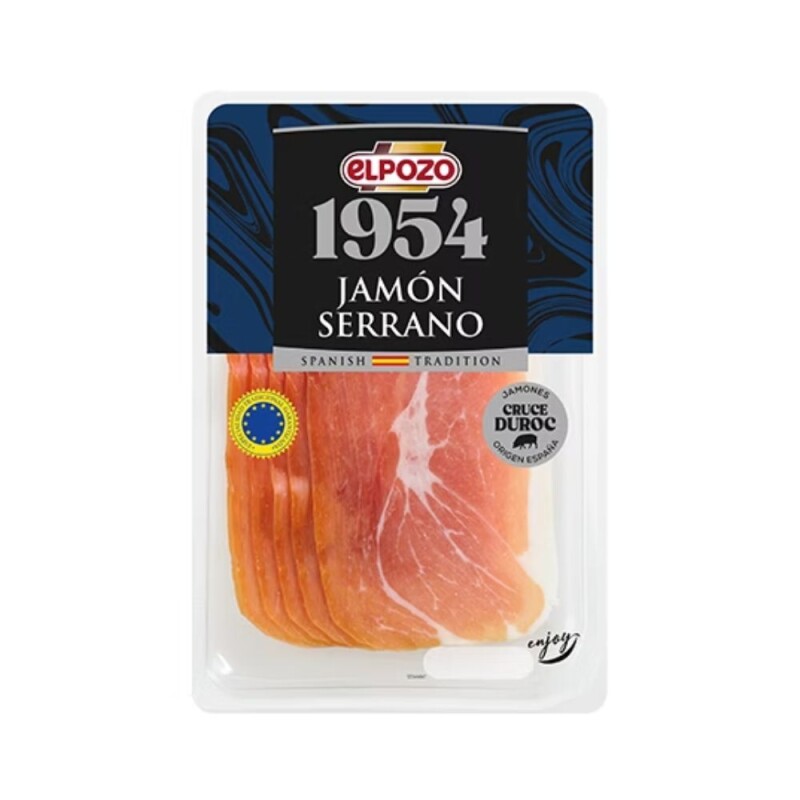 El Pozo Jamon Serrano Loncheado 80g El Pozo Jamon Serrano Loncheado 80g