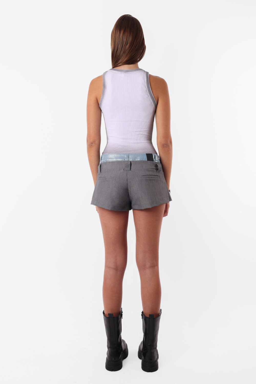 Mini Skort Ventral Gris