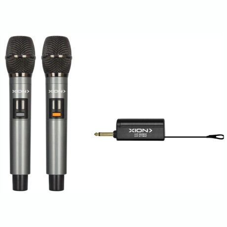 Doble Micrófono Inalámbrico XION XI-MICWDUO Con USB Doble Micrófono Inalámbrico XION XI-MICWDUO Con USB