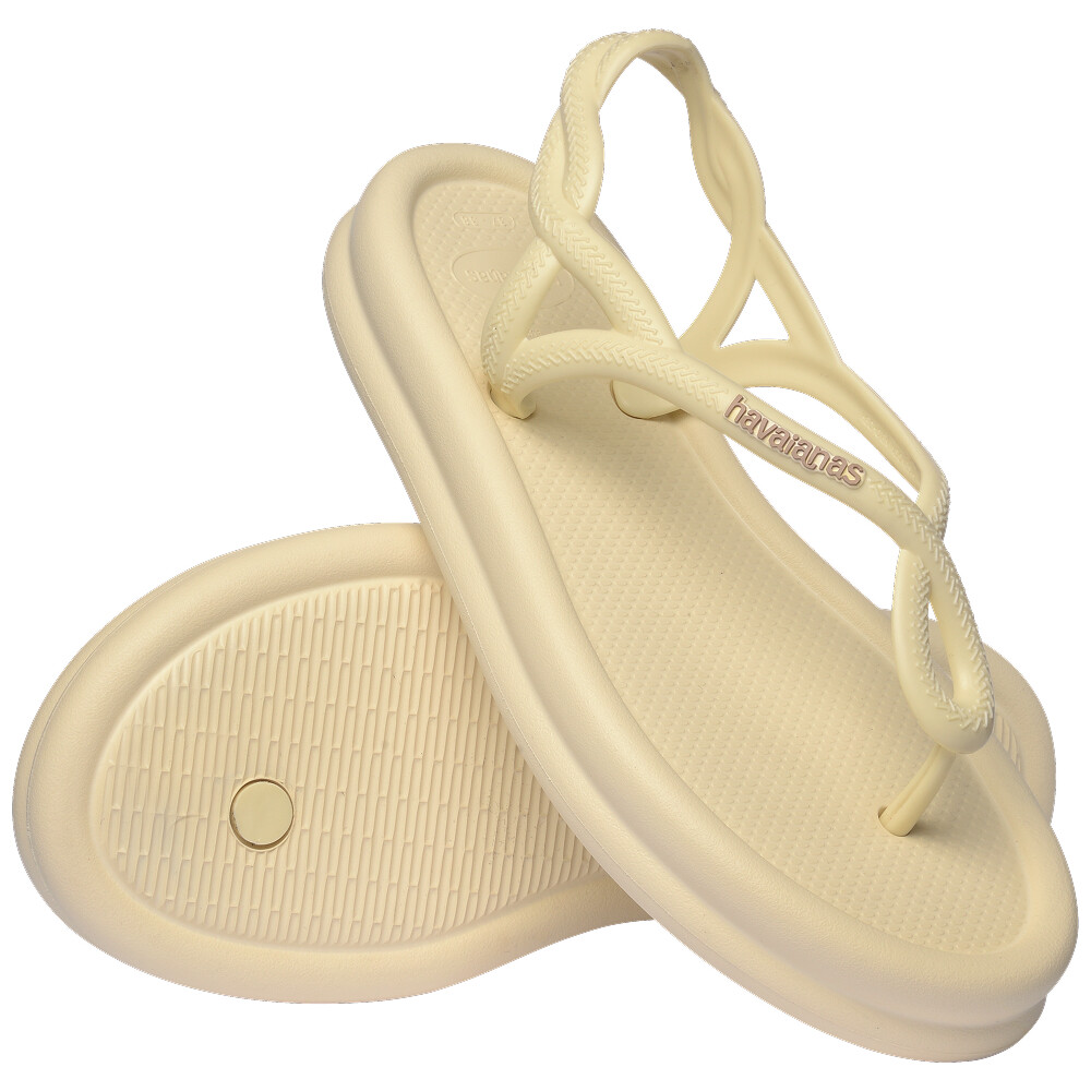Sandalias Havaianas Luna Puffed Mujer Buttercream