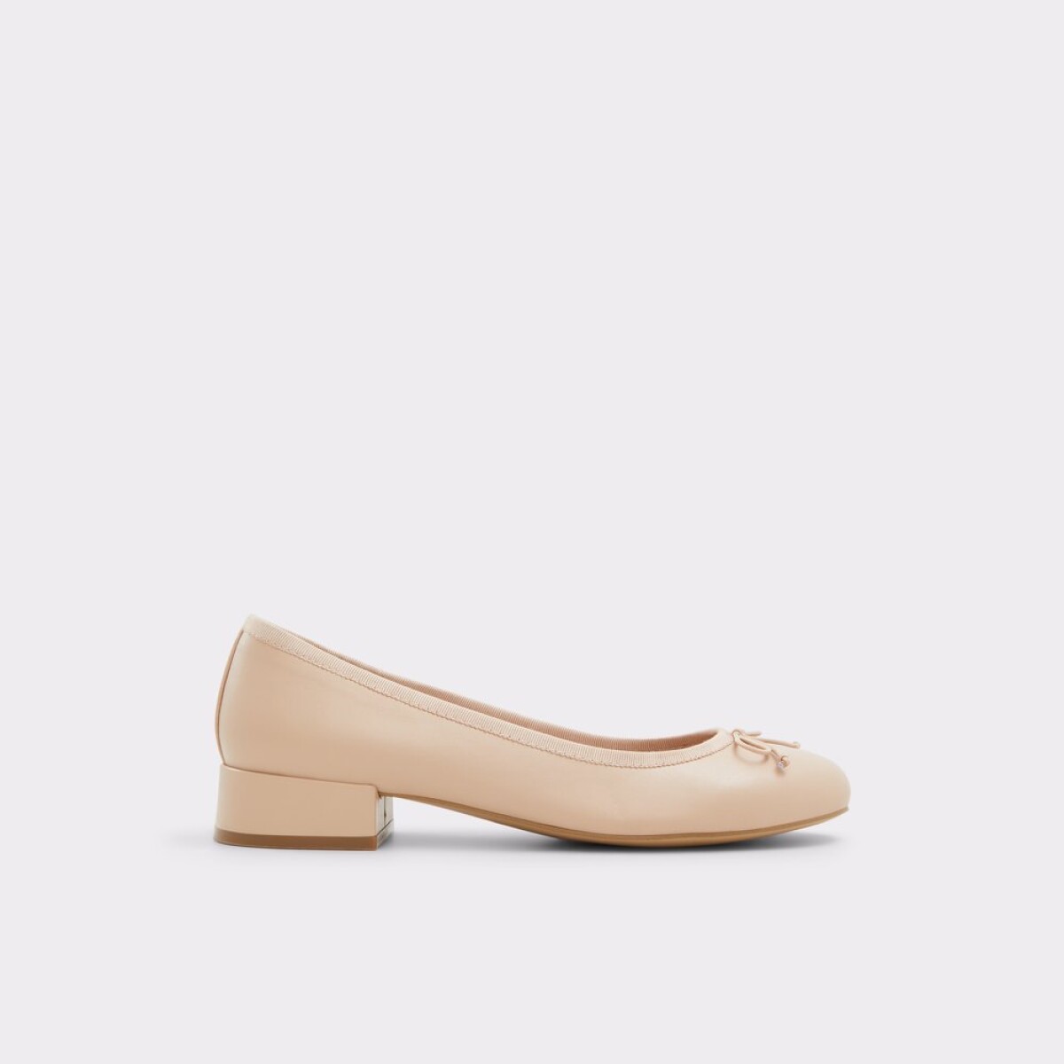 ALIETTE BLACK SMOOTH LEATHER - BONE 