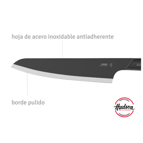 Cuchillo Chef 8 Acero Inoxidable Linea Profesional Hudson Design Cuchillo Chef 8 Acero Inoxidable Linea Profesional Hudson Design