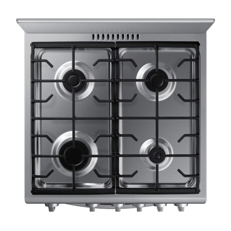 Cocina a Gas Samsung NX4000BM 4 Hornallas con Quemador Rápido Silver