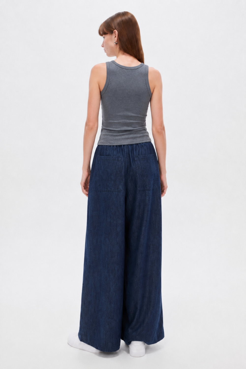 Musculosa Spitw Gris Melange Oscuro