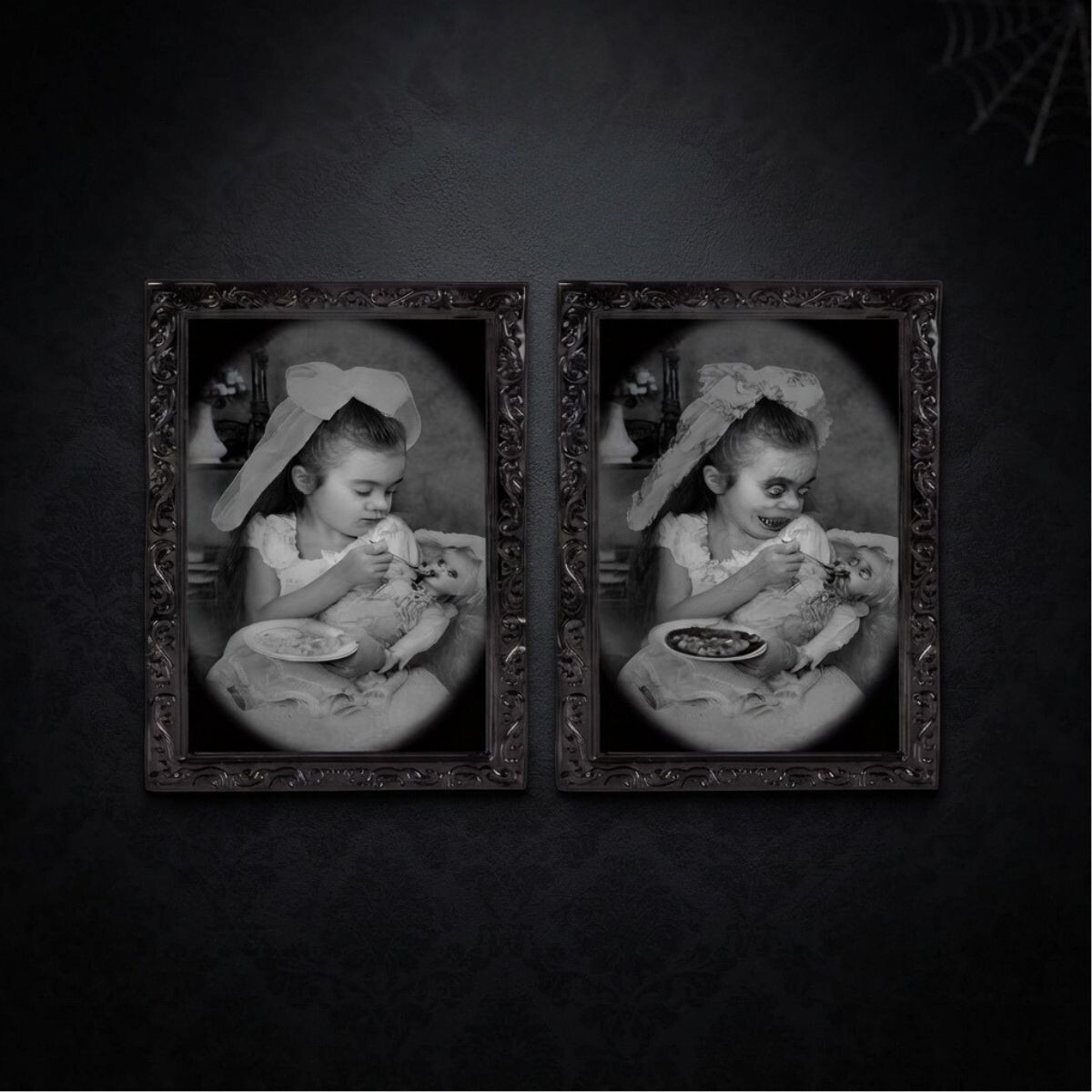 Cuadro de Foto Halloween Efecto Lenticular - Niña 
