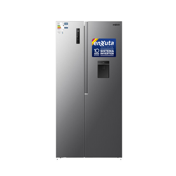 REFRIGERADOR SIDE BY SIDE FRÍO SECO INVERTER 529 LITROS CON DISPENSADOR ENXUTA REFRIGERADOR SIDE BY SIDE FRÍO SECO INVERTER 529 LITROS CON DISPENSADOR ENXUTA