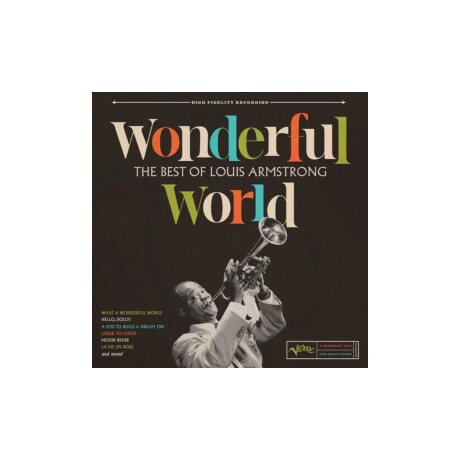Armstrong, Louis - Wonderful World: The Best Of Louis Armstrong - Cd Armstrong, Louis - Wonderful World: The Best Of Louis Armstrong - Cd