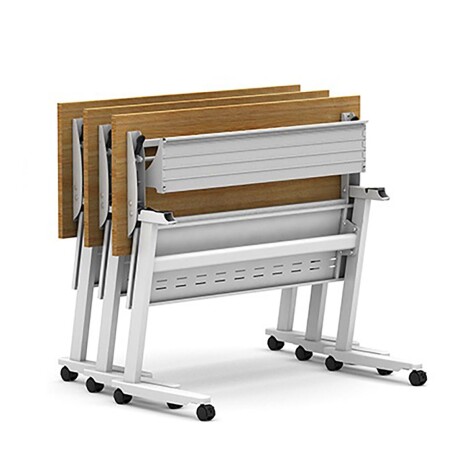 Escritorio Plegable con Ruedas Flex I Blanco 001