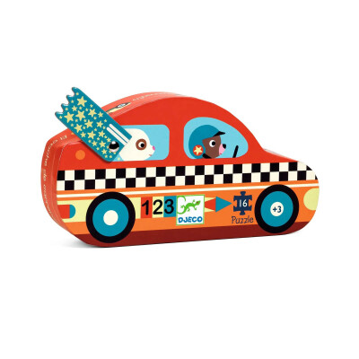 Puzzle Mini Coche de carreras 16 piezas Djeco Puzzle Mini Coche de carreras 16 piezas Djeco