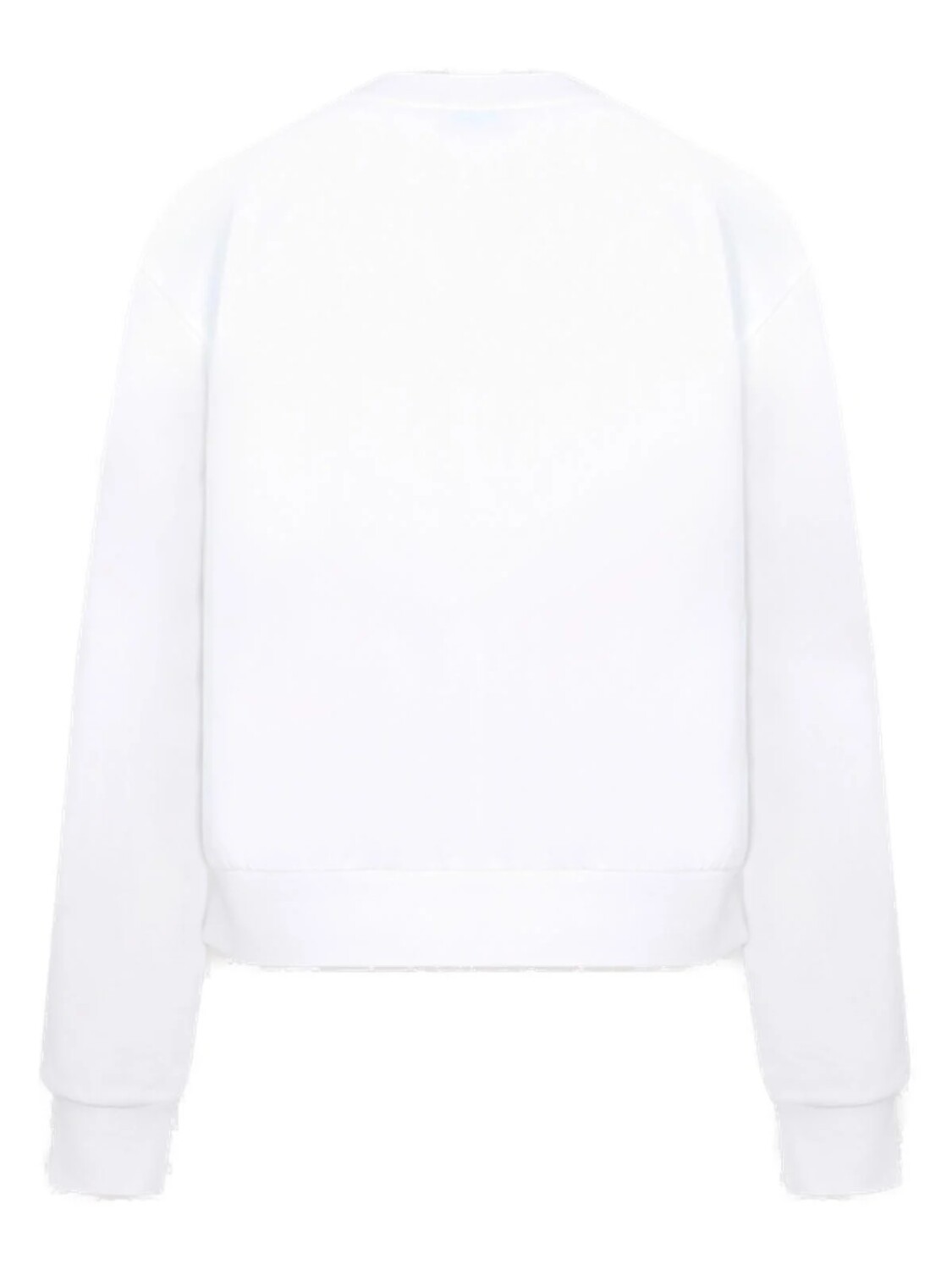 Moncler -Buzo de diseño clásico con logo en algodón Blanco