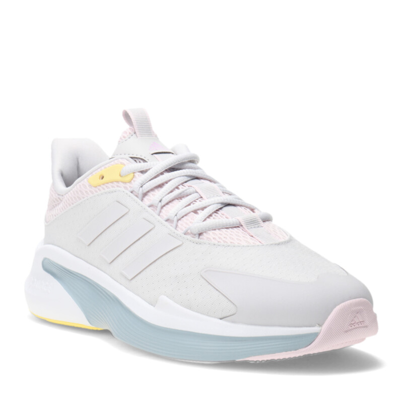 Championes de Mujer Adidas AlfaEdge Gris - Blanco - Amarillo Lima