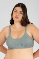 Top triangulo savia Verde acqua