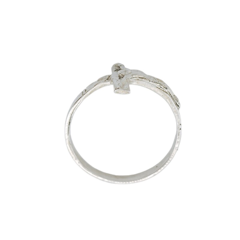 Anillo Cruz Jesús -Plata 950-Sin Piedra-AN3987 sinpiedra
