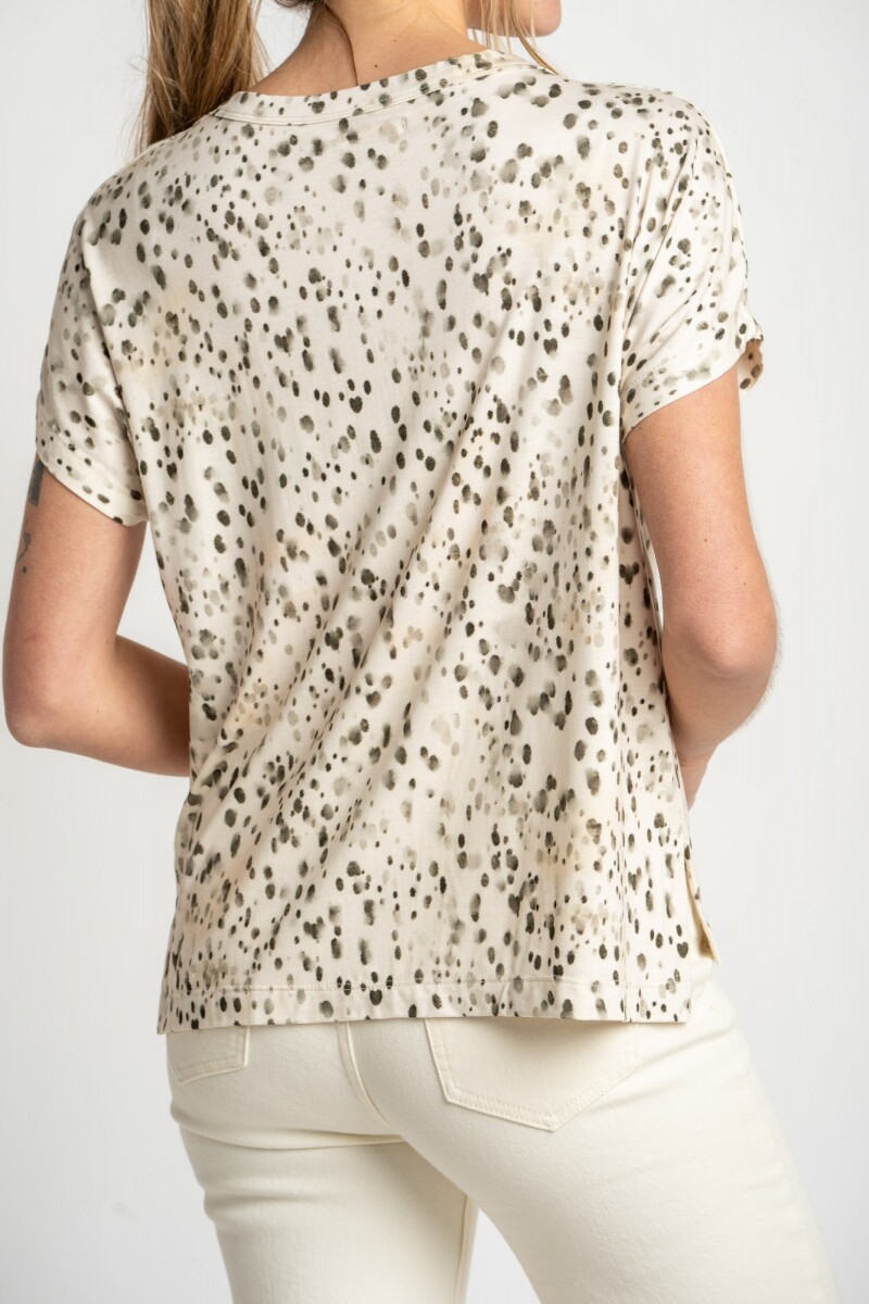 Remera Estampa Nácar