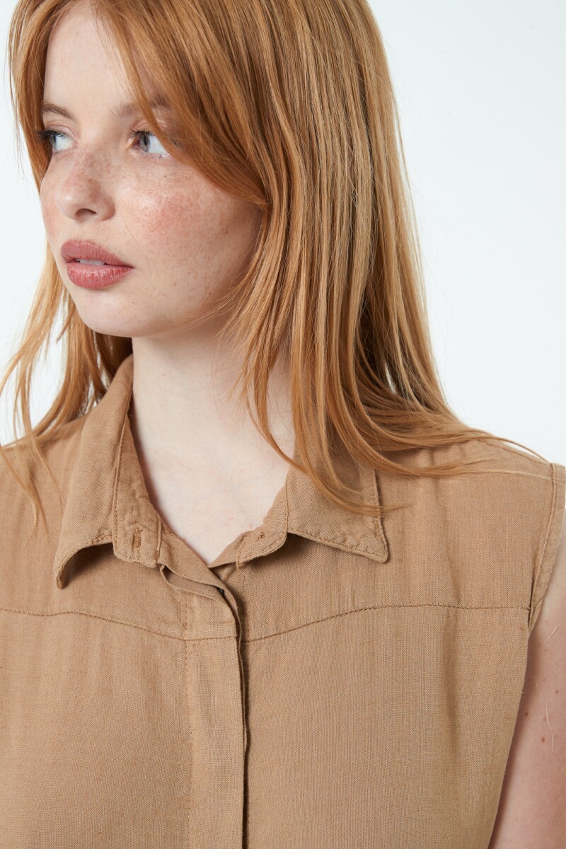 VESTIDO Camel