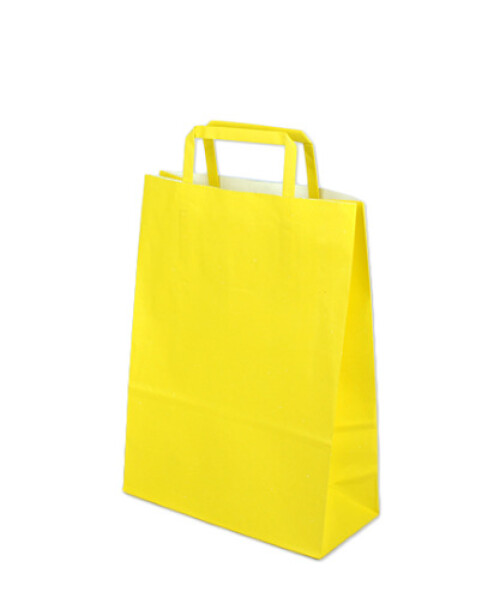 Bolsa lisa acuario 22x10x30 cm AMARILLO