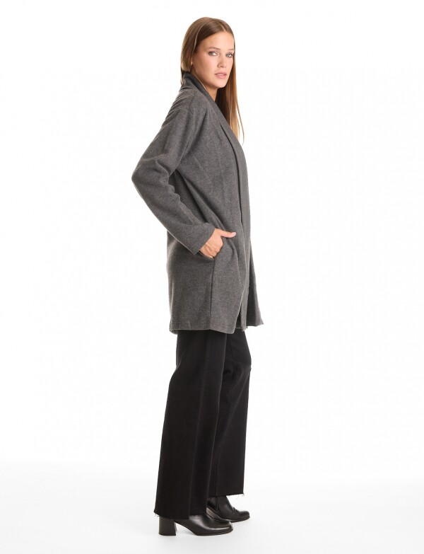 Cardigan Abierto Soft GRIS OSCURO