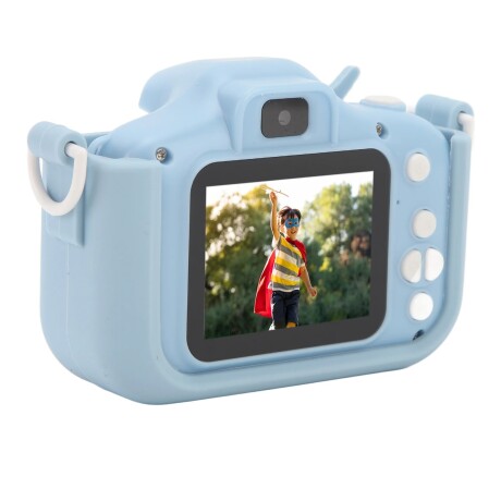 cámara De Fotos Infantil Celeste