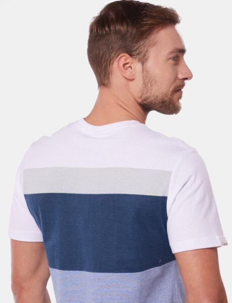 REMERA RAYADA Marino