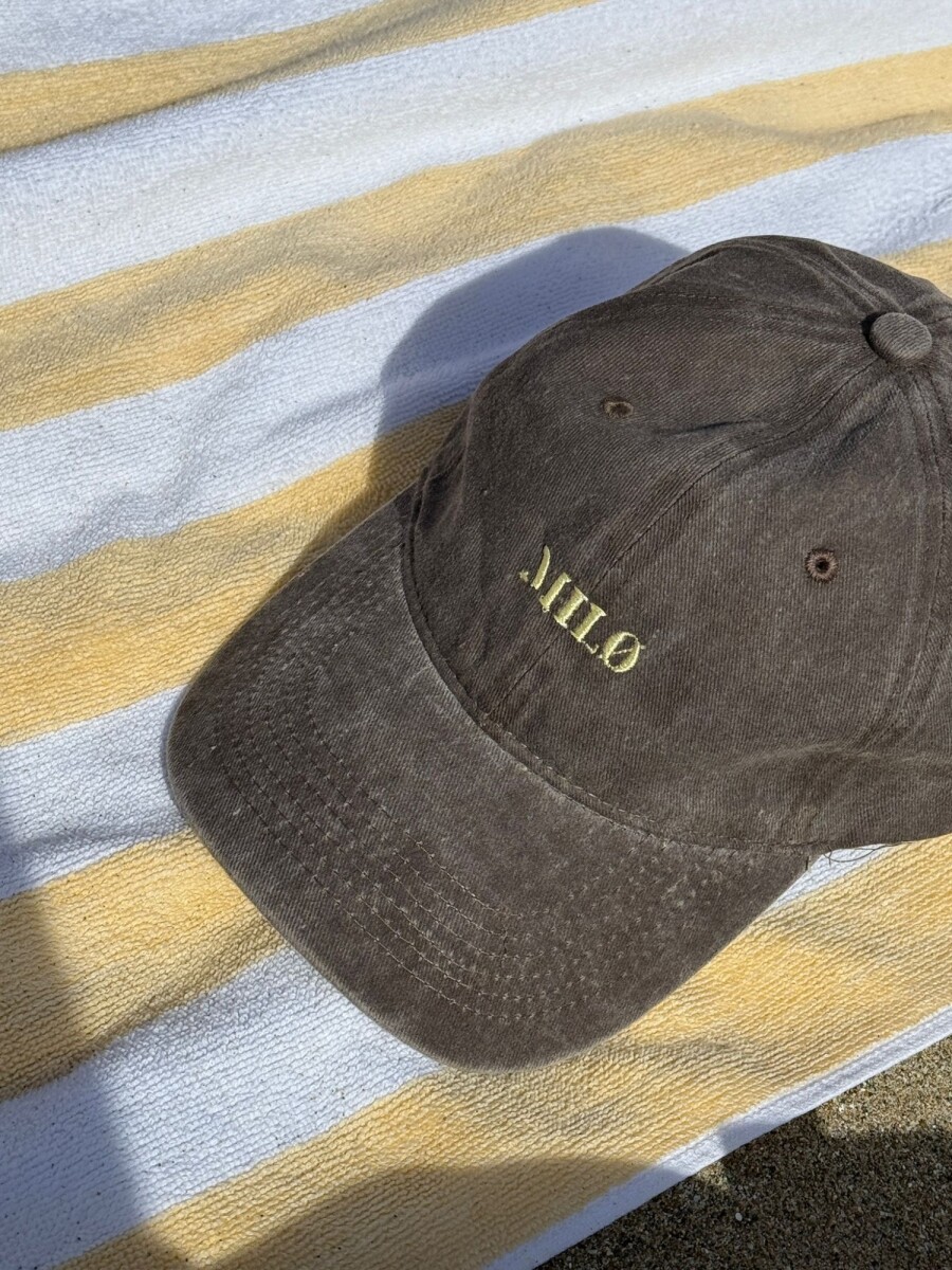 Cap Milo SS26 - Washed Choco 