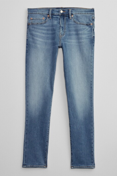 Jean Slim Taper Hombre Light Wash