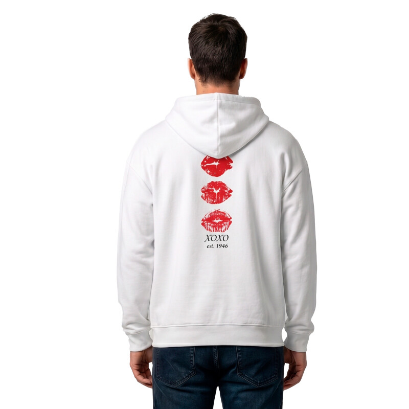 Campera The Brooklyn Haus BH KISSES de Hombre - BH KISSES Blanco