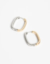 Aros Argollas Metal Aros Argollas Metal Biplating - Dorado